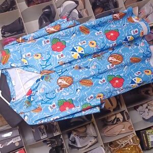 KC ROYALS Miller Light blue print shirt size XL